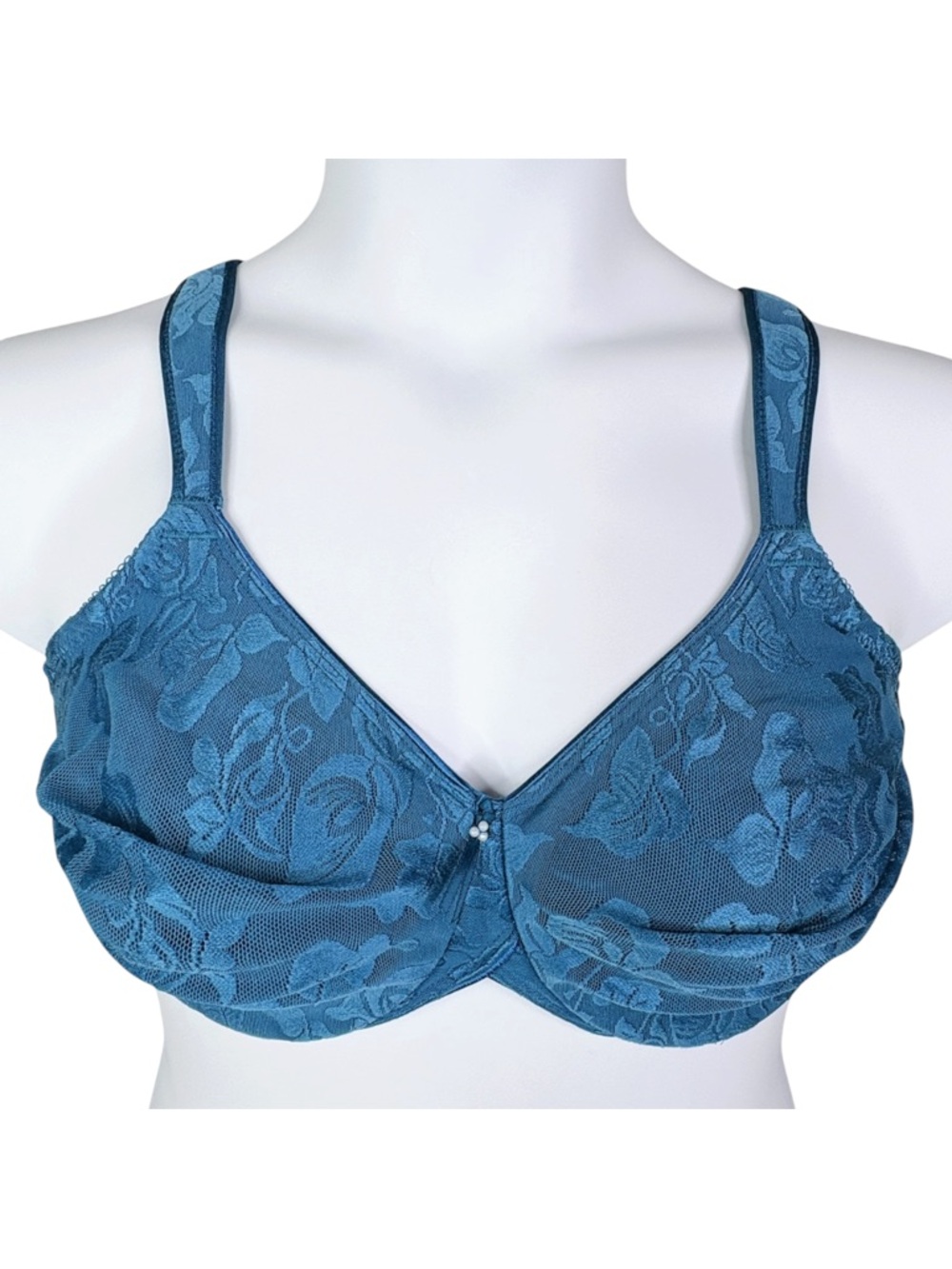 Wacoal Full Coverage Underwire Bra sz 40D * Jacquard Seamless Awareness Soft Cup
